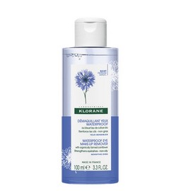 Klorane Waterproof Eye Make-Up Remover with Cornflower, 100ml