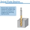 sourcing map 2pcs Spiral Flute Thread Tap M7 x 1