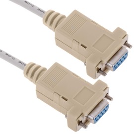 Cablematic - Cable Null-Modem Series 15m POS (DB9-M/H)