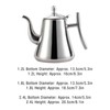 Teapot with Filter 201 Stainless Steel Thickened Gooseneck Pour Over