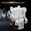 Water Valve, DC 12V Copper Plastic Electric Solenoid Valve Normally