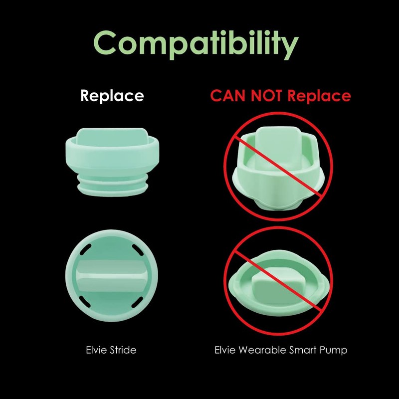 Maymom Válvula de pico de pato compatible con Elvie Single/Double