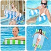 Inflatable Pool Float(2 Pack) Adult Pool Floaties, Multi-Purpose 4-in-1 Swimming