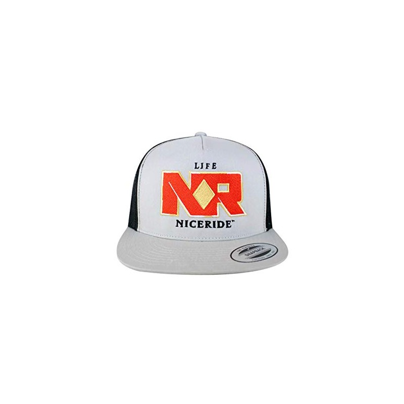 Interesting Trucker Classic Snapback Trucker Baseball Hat Grey/Black