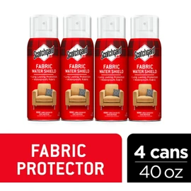 Scotchgard Fabric & Upholstery Protector – Repels Liquids, Blocks Stains – Ideal for Household Fabrics – 40 oz