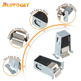 W10111905 WPW10111905 Dryer Door Catch by Blutoget - Compatible for Ken-more May-tag Whirlpool Dryer Door Catch- Replaces AP6015097,WPW10111905, EXPW10111905,PS11748369,8572982 - (2 Pack)
