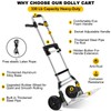 330 LB Capacity Folding Hand Truck Dolly Cart, Portable Aluminum