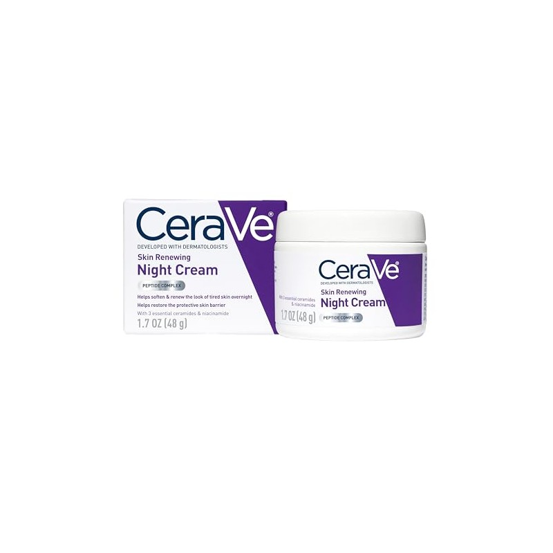 CeraVe - Renewing System, Crema de noche renovadora para la