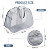 Mesh Popup Laundry Hamper 115L Foldable Laundry Basket Extra Large