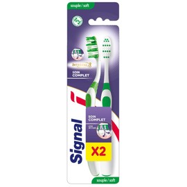 Signal - Pack of 2 Integral 8 Care Toothbrushes Soft