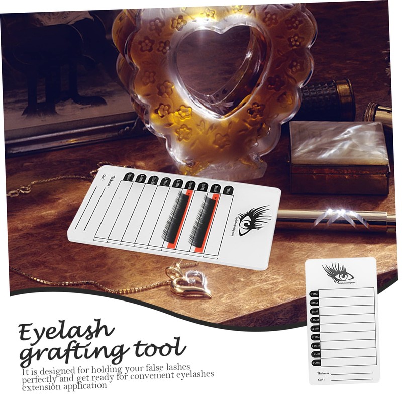 Minkissy 5pcs Diy Lash Extension Kit Acrylic Eyelash Display Pallet