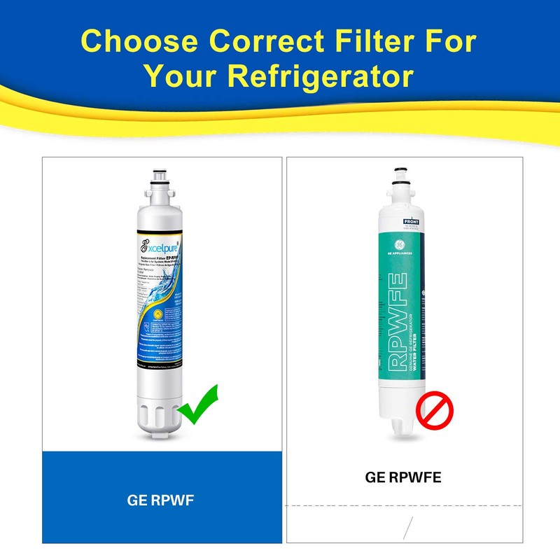EXCELPURE RPWF Replacement for GE RPWF (Not RPWFE), RWF1063, RWF3600A,
