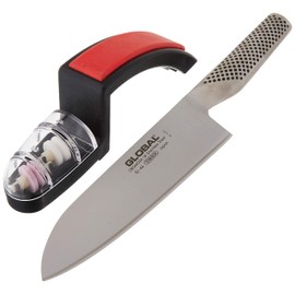 Global Knife & Water Sharpener, Silver