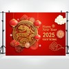 dnldliq 6x4ft Chinese New Year Backdrop 2025 Lucky Clouds Paper