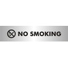 Seco No Smoking With Pictogram Sign, 190mm x 45mm -