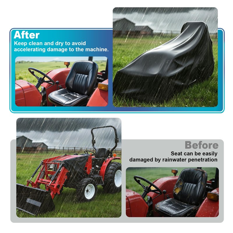 Tractor Cover,Tractor Covers Waterproof Heavy Duty, Replace for Kubota,Universal Tractor