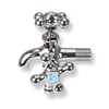 Dual-Outlet Faucet Water Hose Faucet
