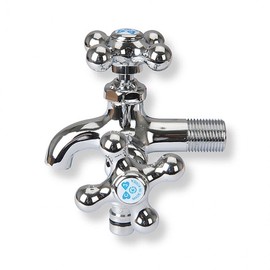 Dual-Outlet Faucet Water Hose Faucet