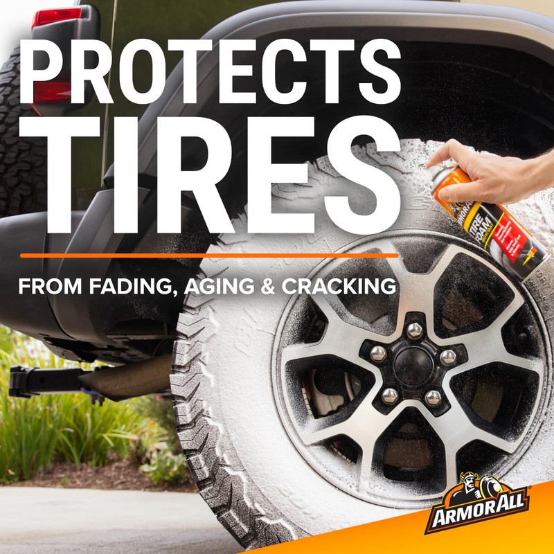 Armor All GAA47670EN Tire Foam 500 ml, Black