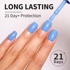 Firedeep Baby Blue Gel Nail Polish, 0.54 Fl Oz Large