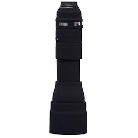 LensCoat Cover Camouflage Neoprene Camera Lens Cover Protection Tamron SP 150-600mm F/5-6.3 Di VC G2, Black (lct1506002bk)