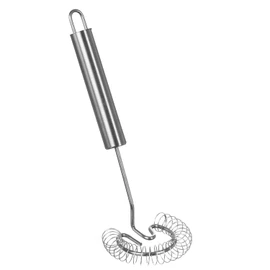 wenco Premium Spiral Sauce Whisk, Length: 22 cm, 18/10 Stainless Steel, Dishwasher Safe, Silver, Stainless Steel 18/0