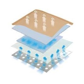 Advancis Medical Wound Dressing Pad 10cm X 10cm (x20) - Sterile, Polyethylene (PE), 1 count