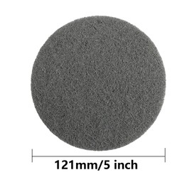 Pocoxll 10 Pcs Scrubber Scouring Pads,5 Inch Conditioning Discs Polishing Pads,Suitable for Cleaning, Polishing, and Rust Removal(800 Grits)