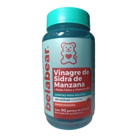 Belabear Gomitas Vinagre Manzana Ácido Fólico Vitamina B12 Frasco