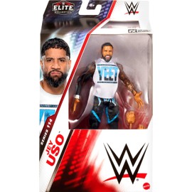 Mattel WWE Elite Action Figure & Accessories, Series #114 6-inch Collectible Jey USO with 25 Articulation Points & Swappable Hands