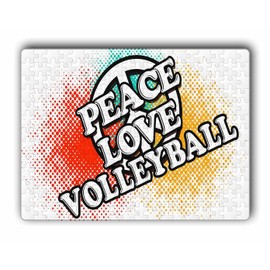 Makoroni -Peace Love Volleyball - Jigsaw Puzzle 252 pcs, DesW32