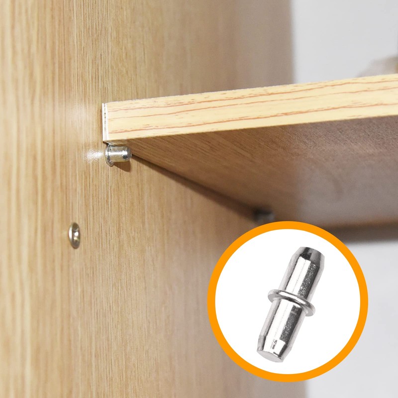 60 Pcs 5 x 16mm Shelf Bracket Pegs, Shelf Support