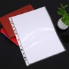 BE-TOOL Punched Filing Folders, 100pcs A4 Files Loose-Leaf Plastic Punched