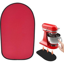 Sliding Mat for Stand Mixer,Mixer Mover Slider Mat Pad,Heat Resistant Mat For Appliance,Kitchen aid Mixers Accessories. (Red, For 5-8 Qt Mixer) - Colour: Red, Size: For 4.5-5 Qt Mixer