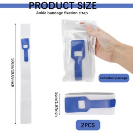 2 Pcs Catheter Leg Strap, Catheter Leg Bag Holder, Urinary Drainage Tube Holder, Catheter Stabilization Device for Men Women (2)