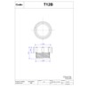 Mcalpine T12B 1.25" x 1.5" BSP Female x BSP Male