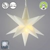 Luminous Star Plastic Christmas Star for Hanging Illuminated with Timer