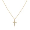 Lexody cross necklace for women CZ Cross Pendant Dainty SimpleTrendy