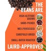 Laird Superfood Peruvian Medium Roast Coffee with Functional Mushrooms, Certified