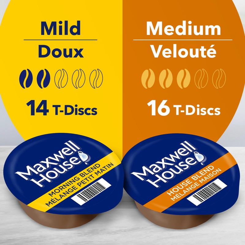 Maxwell House Variety Pack, 249g( 30 count (Pack of 1))