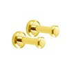 eForwish Brass Single Robe and Towel Hook Wall Mount Brushed