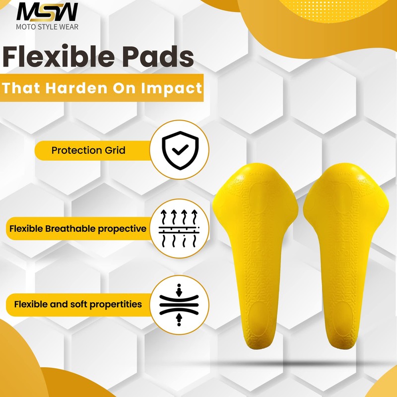 MOTOSTYLEWEAR – CE 2 Approve Knee Protective Pads, Level 2