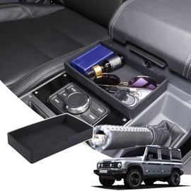 Tumukiw Center Console Organizer Compatible with INEOS Grenadier 2020-2024, Armrest Box Front Storage Box ABS Material Insert Tray Accessories (Armrest Box Front)
