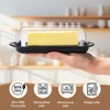 Butter Dish with Clear Lid, Butter Keeper for Countertop, Airtight