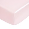 Counfeisly Silk Satin Fitted Crib Sheet, Soft and Silky Fitted
