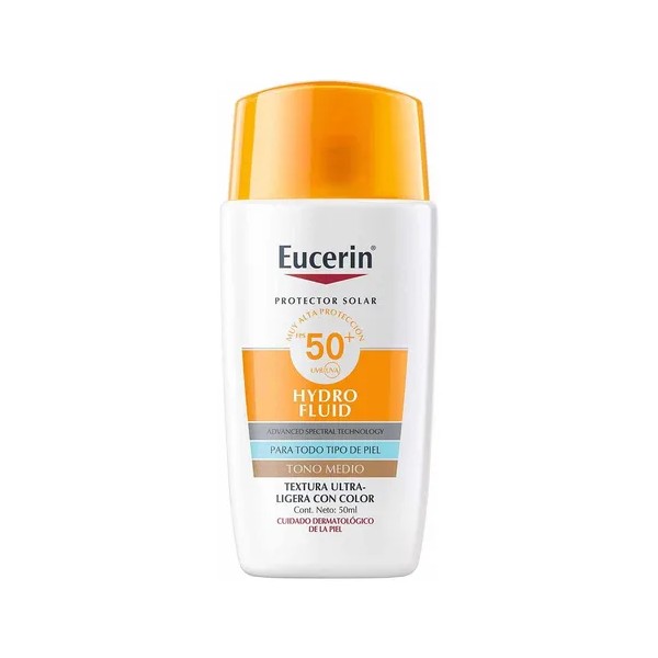 Eucerin Sun Face Hydro-fluid Fps 50 + Tono Medio 50ml