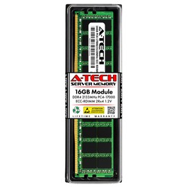 A-Tech 16GB RAM for Dell Precision T5810 | DDR4 2133MHz PC4-17000 ECC Registered RDIMM 2Rx4 Server Memory Replacement for SNP1R8CR/16G SNP1R8CRC/16G A7910488 A7945660 A7946645 1R8CR 01R8CR V2