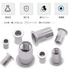 150pc Pop Nut Pop Rivet Rivet Nut Kit M3 M4