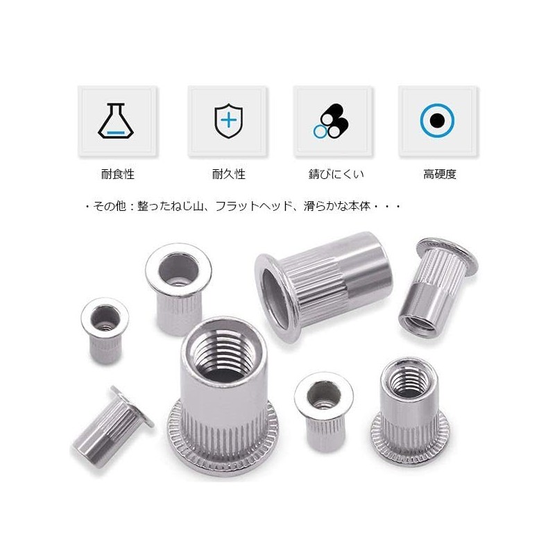 150pc Pop Nut Pop Rivet Rivet Nut Kit M3 M4