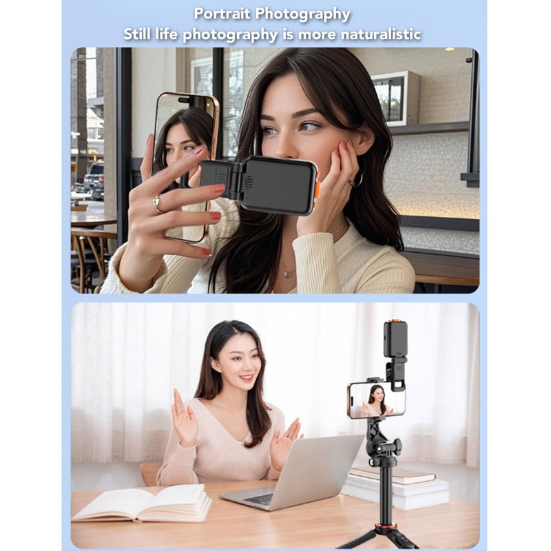 Phone Vlog Selfie Monitor Screen, 2 Inch 1080P HD Bluetooth